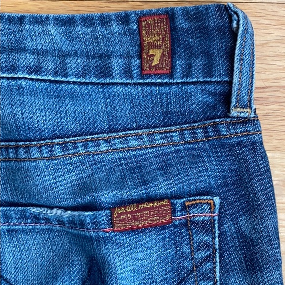7 for All Man Kind/  Boot Cut Jeans - Picture 5 of 6